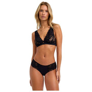Falke Delicate Touch Triangle Bralette - Svart