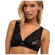 Falke Delicate Touch Triangle Bralette - Svart