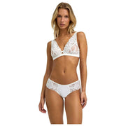 Falke Delicate Touch Triangle Bralette - Elfenben