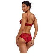 Falke Delicate Touch Triangle Bralette - Ventimiglia Röd