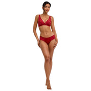 Falke Delicate Touch Triangle Bralette - Ventimiglia Röd