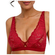 Falke Delicate Touch Triangle Bralette - Ventimiglia Röd