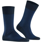 Falke Oxford Stripe Socks - Space Blue