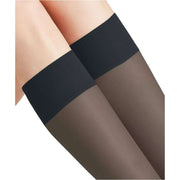 Falke Pure Matt 20 Denier Knee High Tights - Graphite Grey