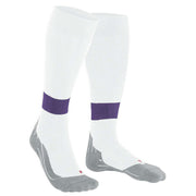 Falke RU Compression Energy Running Knee-High W1 Socks - White/Purple