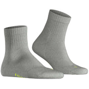 Falke Run Rib Short Socks - Light Grey