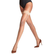 Falke Shelina 12 Denier Stay Up Stockings - Espresso Brown