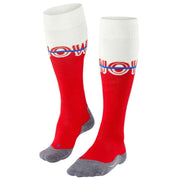 Falke SK4 Advance Skiing Knee High Socks - Lipstick Red