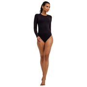 Falke Timeless Cotton Crew Brief Bodysuit - Svart