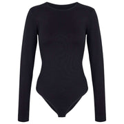 Falke Timeless Cotton Crew Brief Bodysuit - Svart
