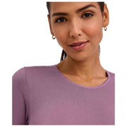 Falke Timeless Cotton Crew String Body - Magnolia Lilac