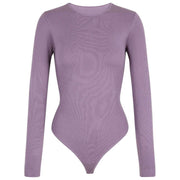 Falke Timeless Cotton Crew String Body - Magnolia Lilac