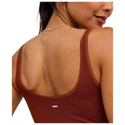 Falke Timeless Cotton Tank Brief Bodysuit - Mink Brown
