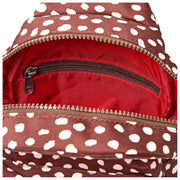 Roka Willesden Large Crossbody-väska i återvunnen canvas - brun fläck