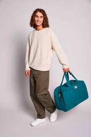Hindbag Yves Stor resväska - Peacock Blue