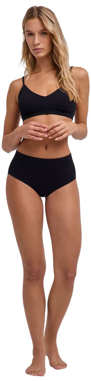 Falke Daily Seamless Mid Waist Brief - Svart