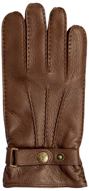 Dents Whitchurch Deerskin Läderhandskar - Valnötsbrun