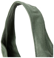 Roka Hoxton Large Cotton Canvas Axelväska - Willow Green
