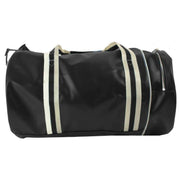 Fred Perry Classic Barrel Bag - Black/Ecru Cream