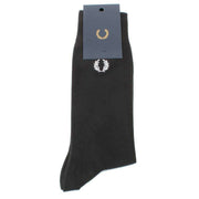 Fred Perry Classic Laurel Wreath Socks - Black/Snow White