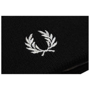 Fred Perry Classic Merino Wool Beanie - Svart/Snövit