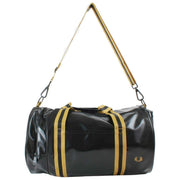 Fred Perry Tipped Classic Barrel Bag - Svart/Guld