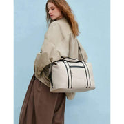 Gaston Luga Dash Small Weekender Bag - Taupe Grey