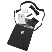 Gaston Luga Splash ID Crossbody Bag - Svart
