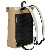 Gaston Luga Splash Rolltop 14" ryggsäck - Latte Brown/Cloud Cream
