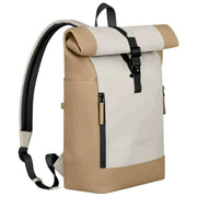Gaston Luga Splash Rolltop 14" ryggsäck - Latte Brown/Cloud Cream