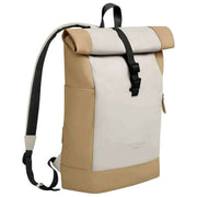 Gaston Luga Splash Rolltop 16" ryggsäck - Latte Brown/Cloud Cream