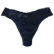 Hanky Panky Signature Lace 3-pack lågväxt stringtrosor - Blushing Rose/Navy/Celeste Blue