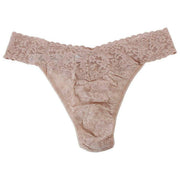 Hanky Panky Signature Lace 3-pack Original Rise Strings - Chai/Svart/Mörkt granatäpple