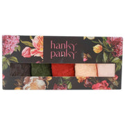Hanky Panky Signature Lace 5-pack lågväxt stringtrosor - Granit/Woodland/Clay Ole/Mörkt granatäpple/Vanilj