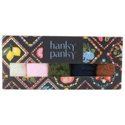 Hanky Panky Signature Lace 5-pack Original Rise Strings - Marshmallow/Bliss/Boysenberry/Navy/Macchiato