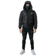 Helvetica Mountain Pioneers Barnes Hooded Parka Jacka - Svart