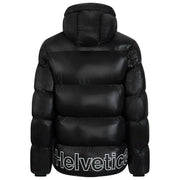 Helvetica Mountain Pioneers Edge Hooded Down Jacket - Svart
