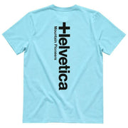 Helvetica Mountain Pioneers Faro 2 T-shirt - Himmelsblå