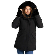 Helvetica Mountain Pioneers Lilli Hooded Parka Jacka - Svart/Svart