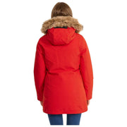 Helvetica Mountain Pioneers Lilli Hooded Parka Jacka - Röd/Naturlig