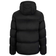 Helvetica Mountain Pioneers Middle Block Hooded Down Jacka - Svart