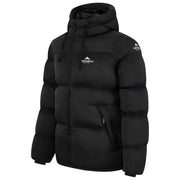 Helvetica Mountain Pioneers Middle Block Hooded Down Jacka - Svart