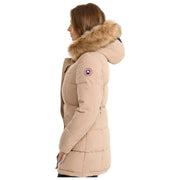 Helvetica Mountain Pioneers Sarah Hooded Parka Jacka - Taupe Beige