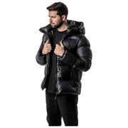 Helvetica Mountain Pioneers Silver 2 Hooded dunjacka - Svart