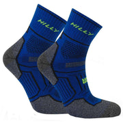 Hilly Twin Skin Anklet Socks - Cobalt Blue/Grey Marl