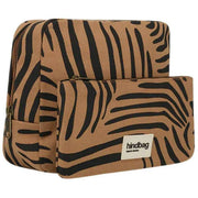 Hindbag Alix Extra Large Necessär - Cinnamon Zebra Brown