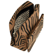 Hindbag Alix Extra Large Necessär - Cinnamon Zebra Brown