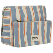 Hindbag Alix Extra Large Necessär - Orange/Blue Stripes
