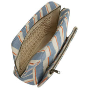 Hindbag Alix Extra Large Necessär - Orange/Blue Stripes