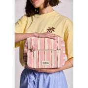 Hindbag Alix Extra Large Necessär - Rosa/Röda Stripes
